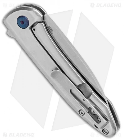 CRKT Delineation Spring Assisted Frame Lock Knife Stainless Steel (3" Satin) 5 CRKT Delineation Spring Assisted Frame Lock Knife Stainless Steel (3" Satin) - Image 3