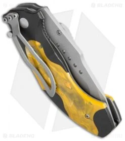 CRKT Elishewitz Horus Spring Assisted Knife Orange/Black (3.125" BB) 1150 -Cutting Edge Cutlery Knives Store CRKT Elishewitz Horus SA Orange Black BB 1150 BHQ 68641 jr side