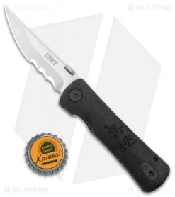 CRKT Folding Heiho Spring Assisted Knife (3.125" Satin Serr) 2901 -Cutting Edge Cutlery Knives Store CRKT Folding Heiho SA Satin Serr 2901 BHQ 11434 jr bottlecap