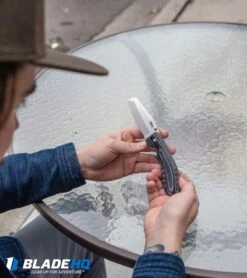 CRKT Folding Razel Folder Liner Lock Knife Micarta (3.13" Satin) 4030 -Cutting Edge Cutlery Knives Store CRKT Folding Razel Folder Liner Lock Knife Micarta Satin 4030 BHQ 4133 kp lifestyle web