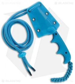 CRKT Folts Minimalist Bowie Cthulhu Neck Knife Blue GRN (2" Satin) 2387O 7 CRKT Folts Minimalist Bowie Cthulhu Neck Knife Blue GRN (2" Satin) 2387O -Cutting Edge Cutlery Knives Store CRKT Folts Minimalist Bowie Cthulhu Neck Knife Blue G 10 Satin BHQ 119325 jr sheath