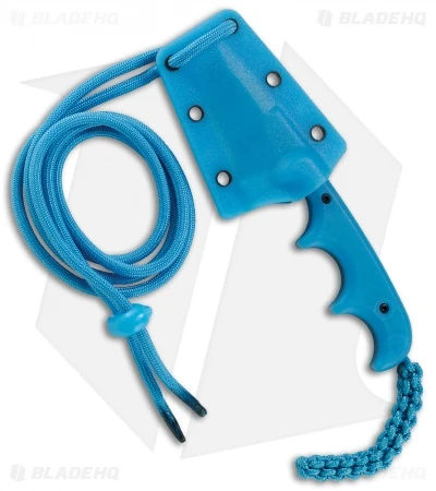 CRKT Folts Minimalist Bowie Cthulhu Neck Knife Blue GRN (2" Satin) 2387O 5 CRKT Folts Minimalist Bowie Cthulhu Neck Knife Blue GRN (2" Satin) 2387O - Image 3