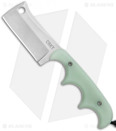 CRKT Folts Minimalist Cleaver Neck Knife Natural G-10 (2.1" Stonewash D2) 3 CRKT Folts Minimalist Cleaver Neck Knife Natural G-10 (2.1" Stonewash D2)