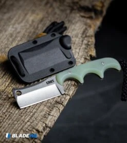 CRKT Folts Minimalist Cleaver Neck Knife Natural G-10 (2.1" Stonewash D2) 11 CRKT Folts Minimalist Cleaver Neck Knife Natural G-10 (2.1" Stonewash D2) -Cutting Edge Cutlery Knives Store CRKT Folts Minimalist Cleaver Neck Knife Natural G 10 Stonewash D2 BHQ 119273 kp choppy mc chop face web