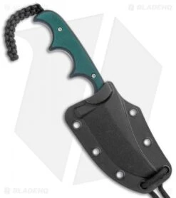 CRKT Folts Minimalist Persian Neck Knife Green G-10 (2.1" Bead Blast) 2379 -Cutting Edge Cutlery Knives Store CRKT Folts Minimalist Persian Neck Green G 10 BB 2379 BHQ 126213 jr sheath