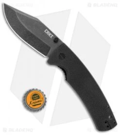 CRKT Ryan Johnson The Gulf Lock Knife Black G10 (4" Black Stonewash) -Cutting Edge Cutlery Knives Store CRKT Gulf LL Black G 10 BSW 2795 BHQ 103930 jr bottlecap