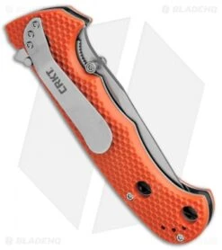 CRKT Hammond Cruiser LAWKS Liner Lock Knife Orange (3.75" Satin) 7904OR -Cutting Edge Cutlery Knives Store CRKT Hammond Cruiser Orange CR7904OR BHQ 87147 jr side 2