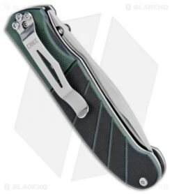 CRKT Ignitor Spring Assisted Knife Black & Green G10 (3.38" Satin) 6850 8 CRKT Ignitor Spring Assisted Knife Black & Green G10 (3.38" Satin) 6850 -Cutting Edge Cutlery Knives Store CRKT Ignitor SA Black Green G 10 Satin 6850 BHQ 4374 jr side