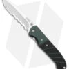 CRKT Ignitor Spring Assisted Knife Black & Green G-10 (3.38" Satin Serr) 6855 -Cutting Edge Cutlery Knives Store CRKT Ignitor SA Black and Green G 10 Satin Serr BHQ 4147 jr