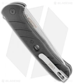 CRKT Intention Spring Assisted Knife Black G-10 (3.5" Stonewash) 7160 8 CRKT Intention Spring Assisted Knife Black G-10 (3.5" Stonewash) 7160 -Cutting Edge Cutlery Knives Store CRKT Intention SA Black G 10 SW 7160 BHQ 119360 jr side