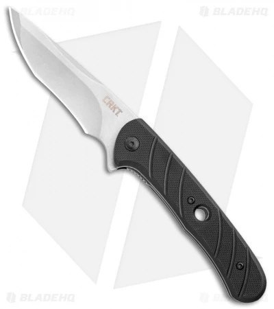 CRKT Intention Spring Assisted Knife Black G-10 (3.5" Stonewash) 7160 3 CRKT Intention Spring Assisted Knife Black G-10 (3.5" Stonewash) 7160