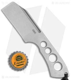 CRKT Jon Graham Razel Chisel Fixed Blade Knife Gray Stainless Steel (2" Steel) -Cutting Edge Cutlery Knives Store CRKT Jon Graham Razel Chisel Fixed Blade SW BHQ 178660 jr bottlecap