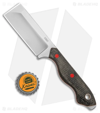 CRKT Jon Graham Razel Fixed Blade Knife Black Resin Infused Handle (2.97" Satin) 6 CRKT Jon Graham Razel Fixed Blade Knife Black Resin Infused Handle (2.97" Satin) - Image 4