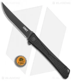 CRKT Jumbones Blackout Liner Lock Knife Aluminum (4.8" Black) 7532K 9 CRKT Jumbones Blackout Liner Lock Knife Aluminum (4.8" Black) 7532K -Cutting Edge Cutlery Knives Store CRKT Jumbones Blackout LL Aluminum Black BHQ 113909 jr bottlecap