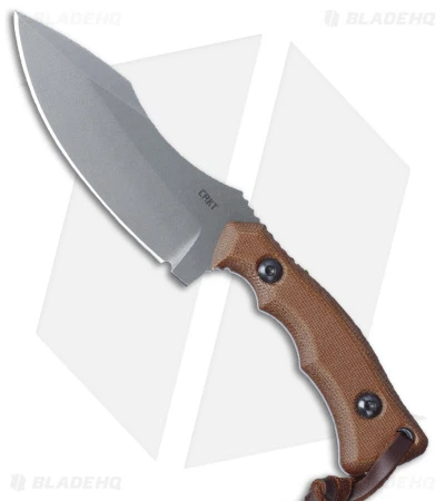 CRKT Kaila Cumings Bugsy Fixed Blade Knife Brown Micarta (3.78" Stonewash) 3 CRKT Kaila Cumings Bugsy Fixed Blade Knife Brown Micarta (3.78" Stonewash)