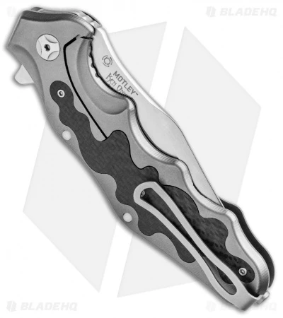 CRKT Ken Onion Motley Flipper Knife Carbon Fiber/Ti (Satin) K210CFXP 5 CRKT Ken Onion Motley Flipper Knife Carbon Fiber/Ti (Satin) K210CFXP - Image 3