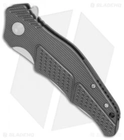 CRKT Ken Onion Outrage Knife Gray (3.25" Satin) K320GXPX *Factory Second -Cutting Edge Cutlery Knives Store CRKT Ken Onion Outrage gray satin blemish BHQ 75333 er spine