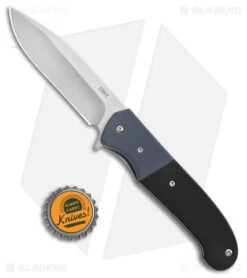 CRKT Ken Steigerwalt Ignitor Spring Assisted Knife Two Tone G10 (3.48") -Cutting Edge Cutlery Knives Store CRKT Ken Steigerwalt Ignitor SA TT G 10 SAtin BHQ 178668 jr bottlecap