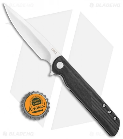 CRKT LCK + Spring Assisted Liner Lock Knife Black GRN (3.3" Satin) 3801 6 CRKT LCK + Spring Assisted Liner Lock Knife Black GRN (3.3" Satin) 3801 - Image 4