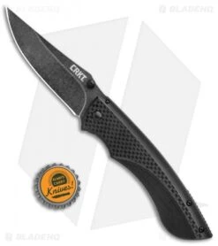CRKT Lerch Burnout Frame Lock Knife G-10/Carbon Fiber (3.625" Black) 4123K -Cutting Edge Cutlery Knives Store CRKT Lerch Burnout FL G 10 CF Black SW 4123K BHQ 103932 jr bottlecap