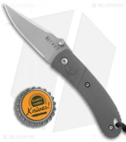 CRKT Lightfoot Urban Shark Liner Lock Knife Gray (2.5" Satin) -Cutting Edge Cutlery Knives Store CRKT Lightfoot Urban Shark gray satin BHQ 76311 er bottlecap