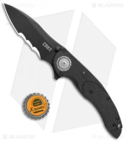 CRKT Linchpin Deadbolt Lock Knife Black G-10 (3.9" Black) 5406K -Cutting Edge Cutlery Knives Store CRKT Linchpin Deadbolt Lock Black G 10 Black 5406K BHQ 103623 jr bottlecap