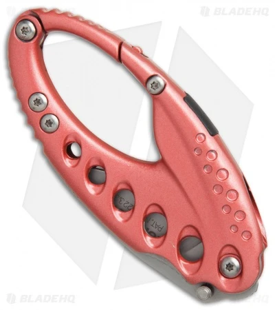 CRKT Lumabiner Pink Liner Lock Knife W/ L.E.D Light (1.6" Bead Blast) 5 CRKT Lumabiner Pink Liner Lock Knife W/ L.E.D Light (1.6" Bead Blast) - Image 3