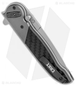 CRKT M40-03 Deadbolt Lock Knife Aluminum/GFN (3" Bead Blast) -Cutting Edge Cutlery Knives Store CRKT M40 03 Deadbolt Lock Aluminum GFN BB M40 03 BHQ 103618 jr side