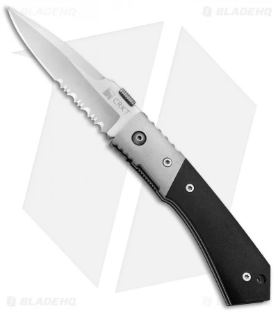 CRKT Mini Tighe Tac Liner Lock Knife (2.6" Satin Serr) 8111 3 CRKT Mini Tighe Tac Liner Lock Knife (2.6" Satin Serr) 8111