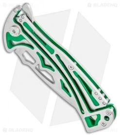 CRKT Nirk Tighe 2 Knife Green Stainless Steel (3.2" Satin) 5241 -Cutting Edge Cutlery Knives Store CRKT Nirk Tighe 2 Green SS Satin 5241 BHQ 119341 jr spine