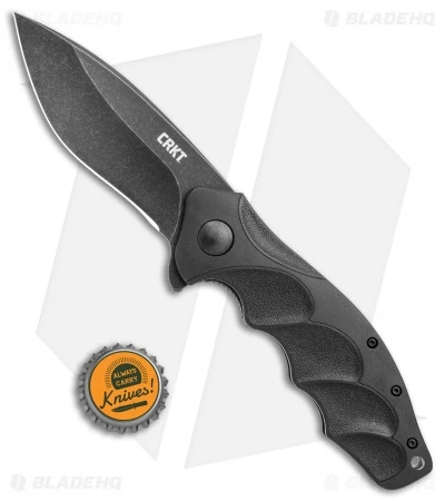 CRKT Onion Foresight Spring Assisted Knife GRN (3.5" Black) K221KKP 6 CRKT Onion Foresight Spring Assisted Knife GRN (3.5" Black) K221KKP - Image 4