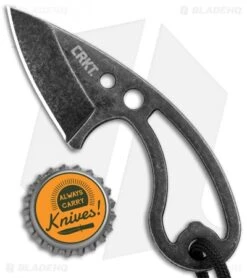 CRKT Owlet Fixed Blade Neck Knife Skeletonized (2.125" Black Stonewash) 2716 9 CRKT Owlet Fixed Blade Neck Knife Skeletonized (2.125" Black Stonewash) 2716 -Cutting Edge Cutlery Knives Store CRKT Owlet Neck Skeletonized Black SW 2716 BHQ 103912 jr bottlecap
