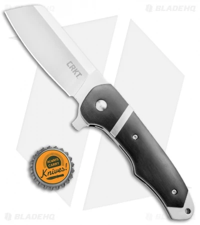 CRKT Philip Booth Ripsnort Liner Lock Flipper Knife Black (2.8" Satin) 7270 6 CRKT Philip Booth Ripsnort Liner Lock Flipper Knife Black (2.8" Satin) 7270 - Image 4