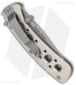 CRKT Pike's Peak Liner Lock Knife Alloy (2.3" Bead Blast) 6601N 8 CRKT Pike's Peak Liner Lock Knife Alloy (2.3" Bead Blast) 6601N -Cutting Edge Cutlery Knives Store CRKT Pikes Peak LL Alloy BB 6601N BHQ 87019 jr side