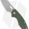 CRKT Pilar Exclusive Frame Lock Knife Green Micarta (2.4" Stonewash D2) -Cutting Edge Cutlery Knives Store CRKT Pilar FL Green Micarta SW D2 BHQ 113628 jr