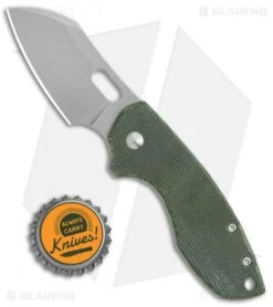 CRKT Pilar Exclusive Frame Lock Knife Green Micarta (2.4" Stonewash D2) 9 CRKT Pilar Exclusive Frame Lock Knife Green Micarta (2.4" Stonewash D2) -Cutting Edge Cutlery Knives Store CRKT Pilar FL Green Micarta SW D2 BHQ 113628 jr bottlecap