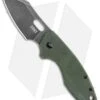 CRKT Pilar Exclusive Frame Lock Knife Green Micarta (2.4" Smokewash D2) -Cutting Edge Cutlery Knives Store CRKT Pilar FL Green Micarta Smokewash D2 BHQ 113627 jr