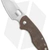 CRKT Pilar Frame Lock Knife Brown Linen Micarta BHQ Exclusive (2.4" Stonewash) 1 CRKT Pilar Frame Lock Knife Brown Linen Micarta BHQ Exclusive (2.4" Stonewash) -Cutting Edge Cutlery Knives Store CRKT Pilar FL Linen Micarta SW BHQ 113630 jr