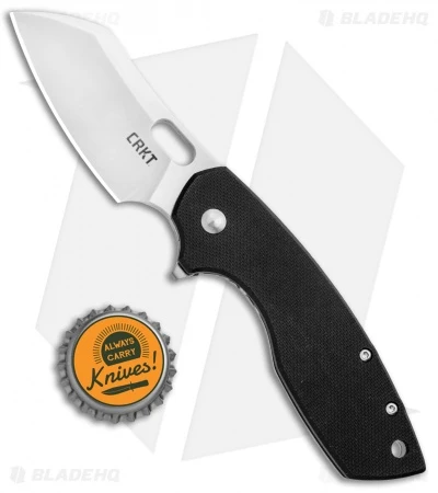 CRKT Pilar Large Frame Lock Flipper Knife Black G-10 (2.62" Satin) 5315G 6 CRKT Pilar Large Frame Lock Flipper Knife Black G-10 (2.62" Satin) 5315G - Image 4