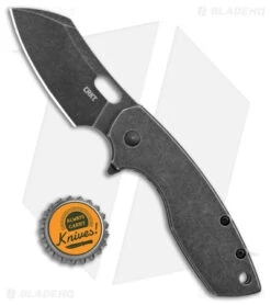 CRKT Pilar Large Frame Lock Flipper Knife Stainless Steel (2.67" Stonewash) 9 CRKT Pilar Large Frame Lock Flipper Knife Stainless Steel (2.67" Stonewash) -Cutting Edge Cutlery Knives Store CRKT Pilar Large FL SS BW BHQ 178667 jr bottlecap