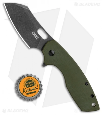 CRKT Pilar Large Frame Lock Knife OD Green G-10 (2.6" Black SW D2) BHQ Exclusive 6 CRKT Pilar Large Frame Lock Knife OD Green G-10 (2.6" Black SW D2) BHQ Exclusive - Image 4