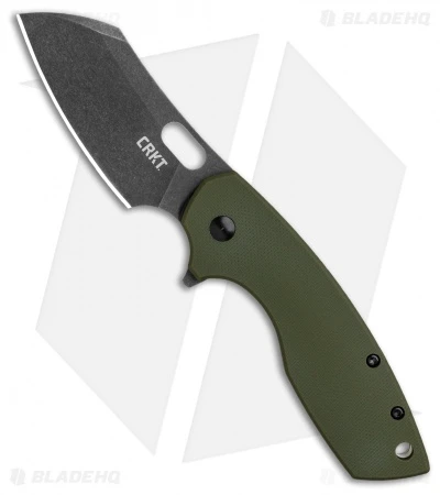 CRKT Pilar Large Frame Lock Knife OD Green G-10 (2.6" Black SW D2) BHQ Exclusive 3 CRKT Pilar Large Frame Lock Knife OD Green G-10 (2.6" Black SW D2) BHQ Exclusive