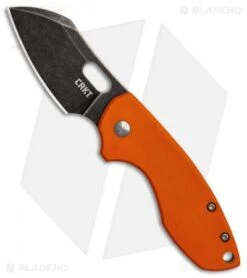 CRKT Pilar Frame Lock Knife Orange G-10 (2.4" Black SW) 5311GKG