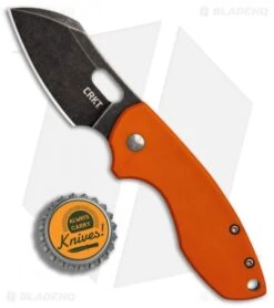 CRKT Pilar Frame Lock Knife Orange G-10 (2.4" Black SW) 5311GKG 13 CRKT Pilar Frame Lock Knife Orange G-10 (2.4" Black SW) 5311GKG -Cutting Edge Cutlery Knives Store CRKT Pilar Orange G10 Acid SW BHQ 84147 er bottlecap