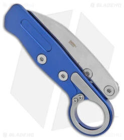 CRKT Provoke EDC Kinematic Morphing Karambit Blue Aluminum (2.56" SW) -Cutting Edge Cutlery Knives Store CRKT Provoke EDC Kinematic Morphing Karambit Blue Aluminum SW BHQ 178651 jr spine