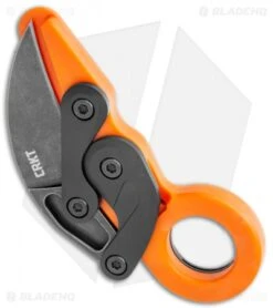 CRKT Provoke Orange Kinematic Morphing Karambit Folding Knife (2.4" Black) 4041O -Cutting Edge Cutlery Knives Store CRKT Provoke Orange Kinematic Morphing Karambit Folding Knife Black 4041O BHQ 119340 jr side