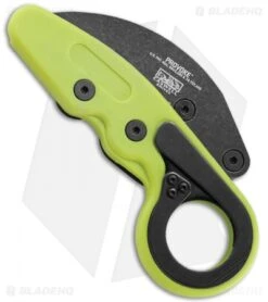 CRKT Provoke Zap Kinematic Morphing Karambit Folding Knife (2.4" Black) 4041G -Cutting Edge Cutlery Knives Store CRKT Provoke Zap Kinematic Morphing Karambit Black BHQ 119339 jr side