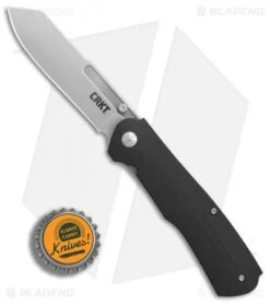 CRKT Radic Spring Assisted Knife Black G-10 (3.3" Satin) 6040 9 CRKT Radic Spring Assisted Knife Black G-10 (3.3" Satin) 6040 -Cutting Edge Cutlery Knives Store CRKT Radic Black G10 satin BHQ 76682 er bottlecap