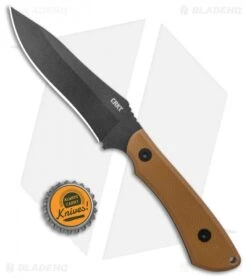 CRKT Ramadi Fixed Blade Knife Coyote G-10 (4.4" Black) -Cutting Edge Cutlery Knives Store CRKT Ramadi Fixed Blade Coyote G 10 Handle Black BHQ 138977 jr bottlecap