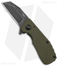 CRKT Graham Razelcliffe Frame Lock Knife OD Green G-10 (2.4" Black Stonewash)